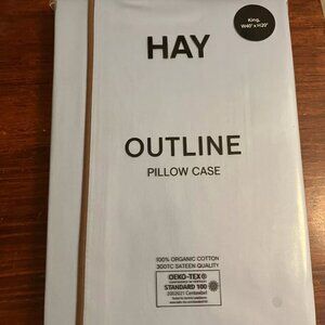 Hay Outline Duvet Cover + Shams Full/Queen, King Shams